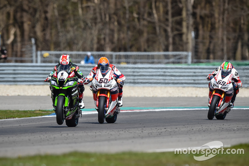 Michael van der Mark, Honda WSBK Team und Jonathan Rea, Kawasaki Racing Team