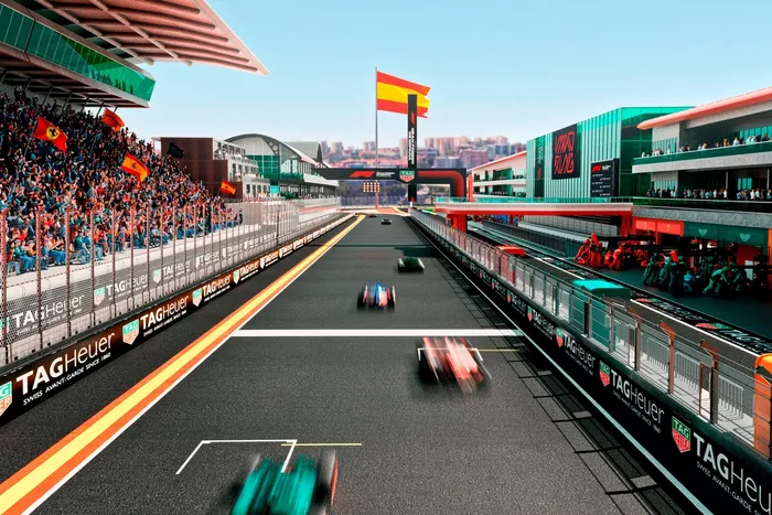Renderización del circuito Madring