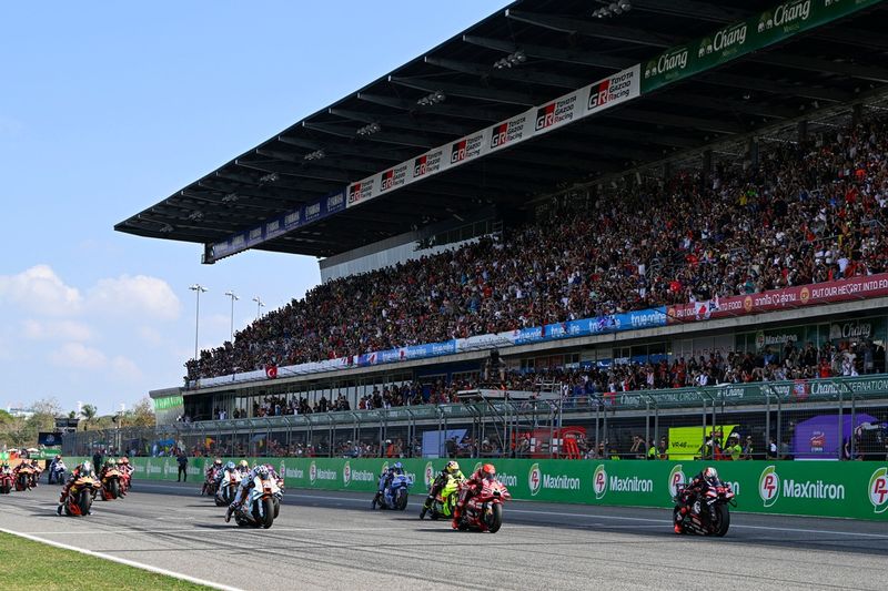 Le départ du sprint