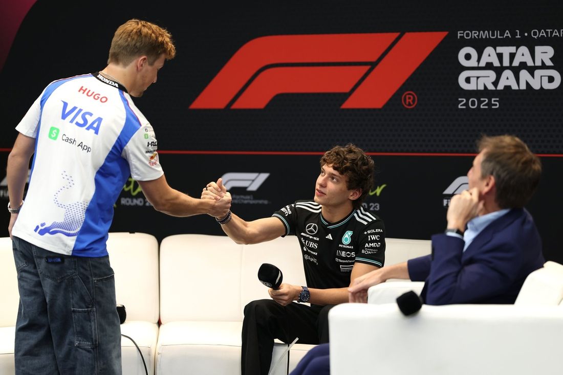 Liam Lawson, Equipo Racing Bulls, Andrea Kimi Antonelli, Mercedes