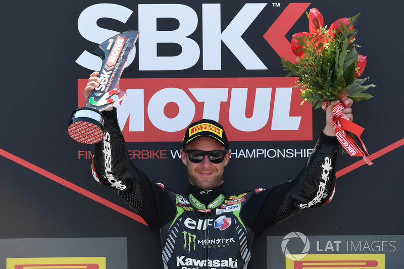 Race winner Jonathan Rea, Kawasaki Racing