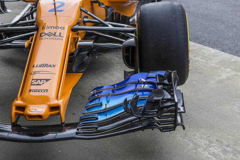 McLaren MCL33 burun ve ön kanat