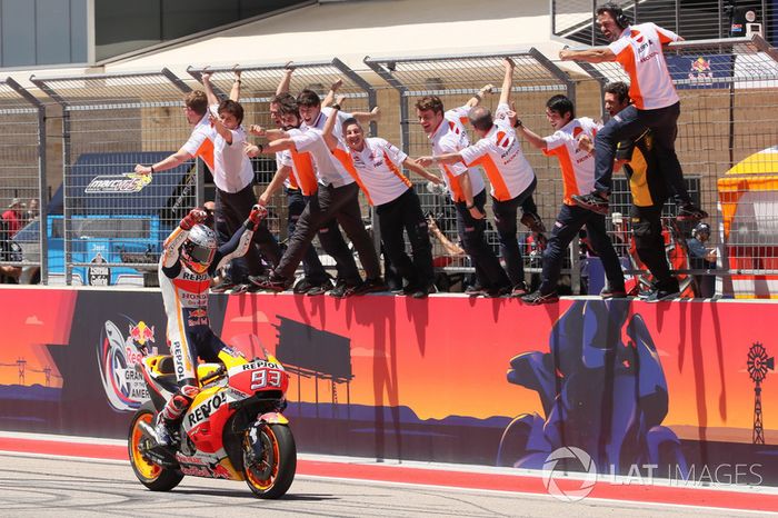 El ganador de la carrera Marc Marquez, Repsol Honda Team