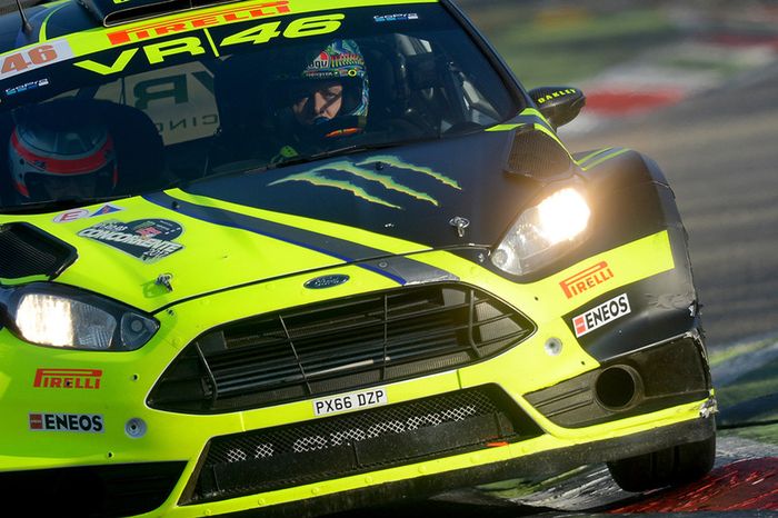 Valentino Rossi, Carlo Cassina, Ford Fiesta WRC