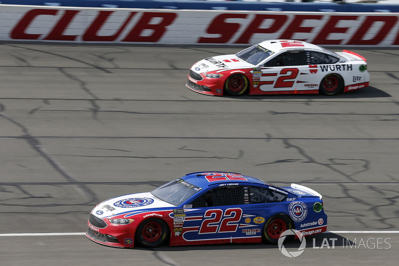 Joey Logano, Team Penske, Ford Fusion AAA Southern California Brad Keselowski, Team Penske, Ford Fus