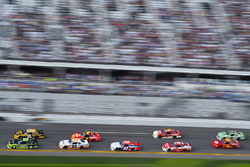 Joey Logano, Team Penske, Fitzgerald Glider Kits Ford Mustang leads the pack