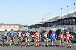 Дев'ять переможців: Хорхе Лоренсо, Yamaha Factory Racing, Валентино Россі, Yamaha Factory Racing, Дж