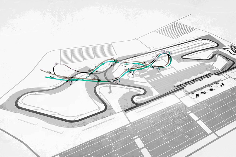 Diagrama aéreo del circuito