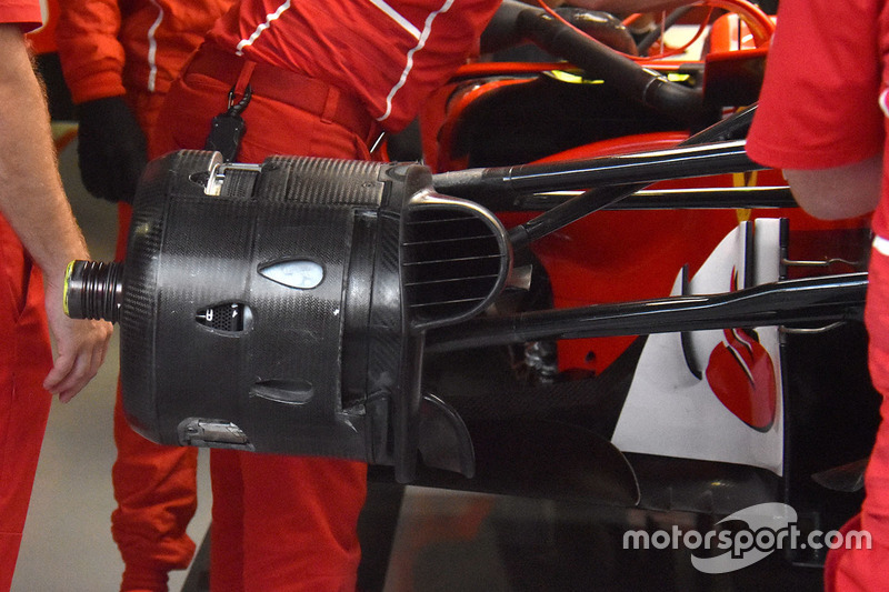 Ferrari SF70H front brake detail