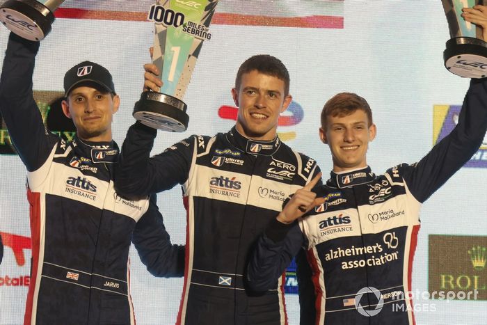 Podio: #23 United Autosports Usa Oreca 07 - Gibson: Paul di Resta, Oliver Jarvis, Joshua Pierson