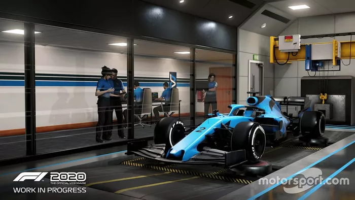 Capture d'écran du mode My Team dans F1 2020