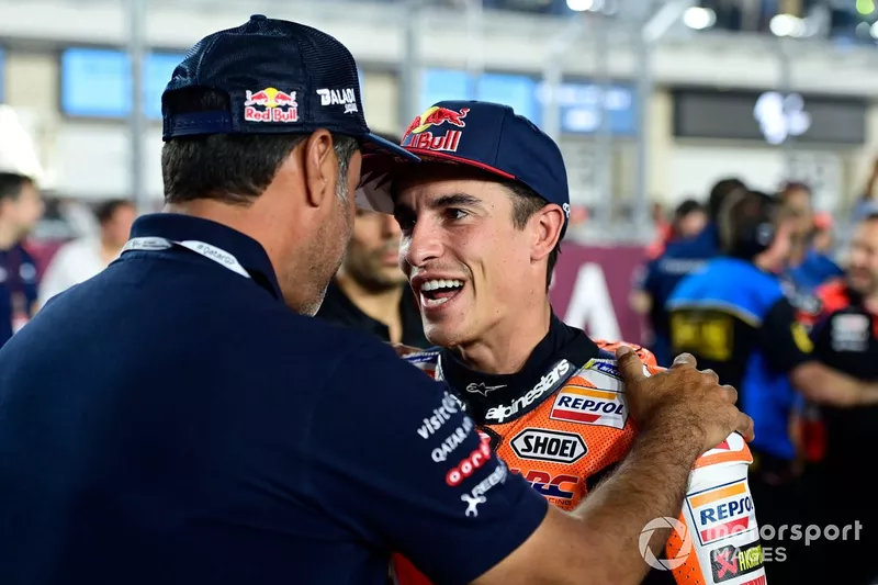 Nasser Al-Attiyah, Marc Marquez, Repsol Honda Team
