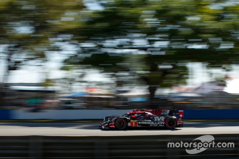 #1 Rebellion Racing Rebellion R-13: Mathias Beche, Neel Jani, Bruno Senna