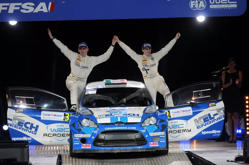 Craig Breen, Paul Nagle, Ford Fiesta S2000, ganadores de la categoría SWRC