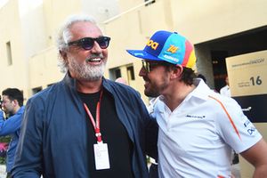 Flavio Briatore and Fernando Alonso, McLaren 