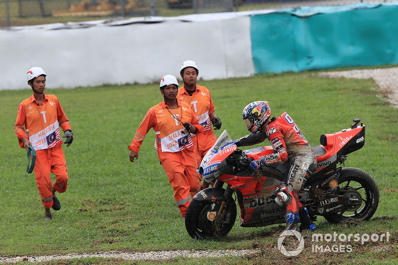 Аварія Андреа Довіціозо, Ducati Team