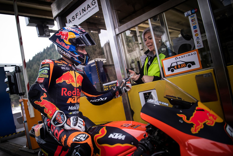 Miguel Oliveira, Red Bull KTM Factory Racing goes Gleinalmtunnel