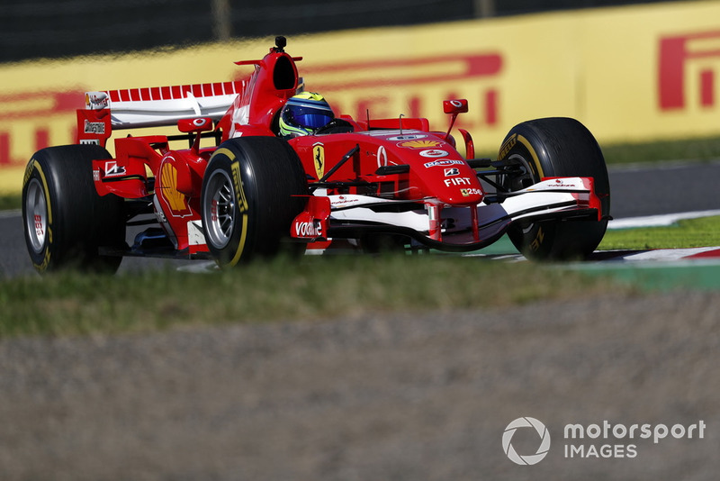 Felipe Massa, Ferrari lors des Legends F1 30th Anniversary Lap Demonstration