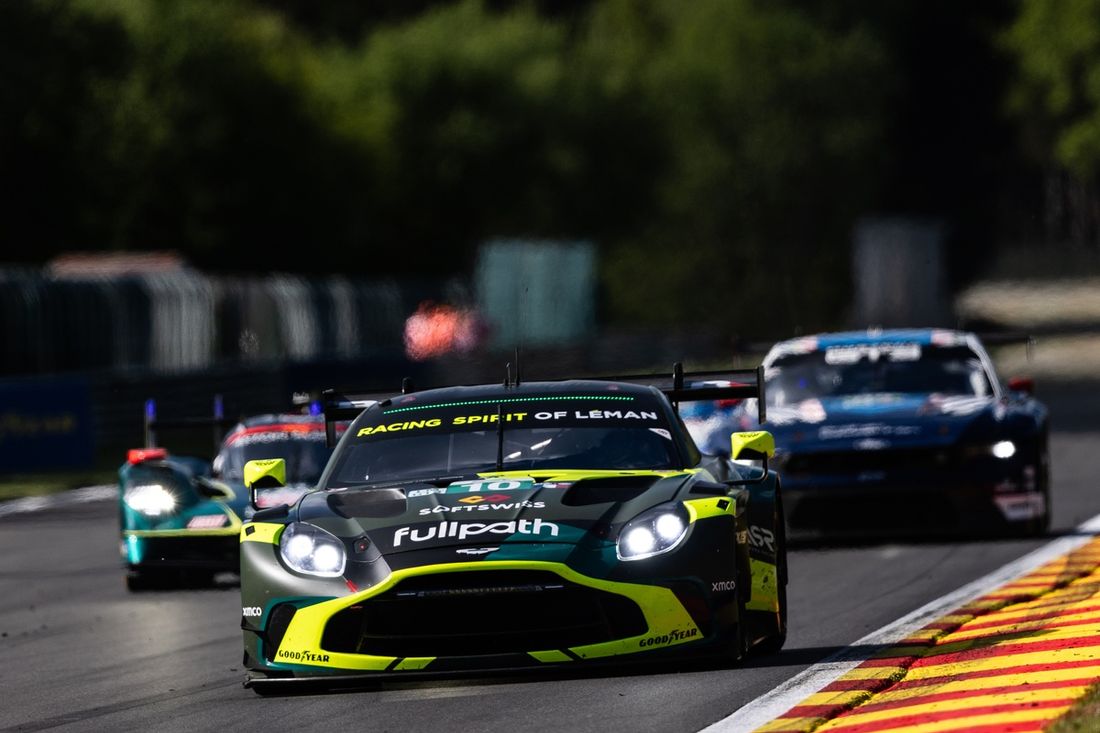 #10 Racing Spirit Of Leman Aston Martin Vantage AMR LMGT3: Derek Deboer, Eduardo Barrichello, Valentin Hasse Clot