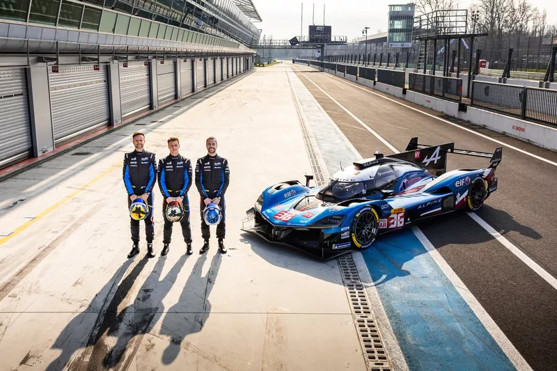 #36 Alpine Endurance Team Alpine A424: Mick Schumacher, Jules Gounon, Frederic Makowiecki
