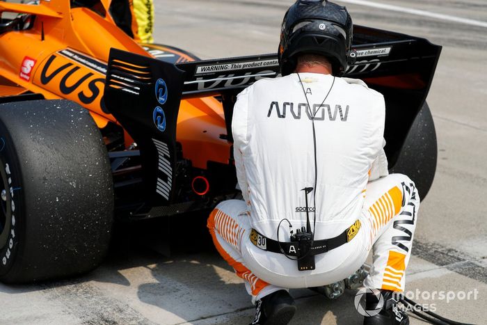 Patricio O'Ward, Arrow McLaren SP Chevrolet miembros del equipo