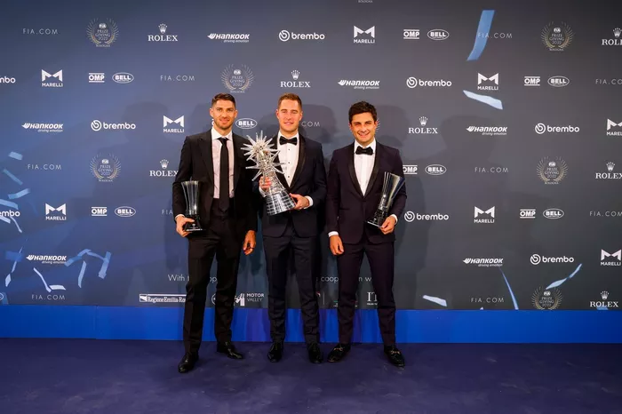 Stoffel Vandoorne, Edoardo Mortara, Mitch Evans, Campeonato del Mundo de Fórmula E de la FIA