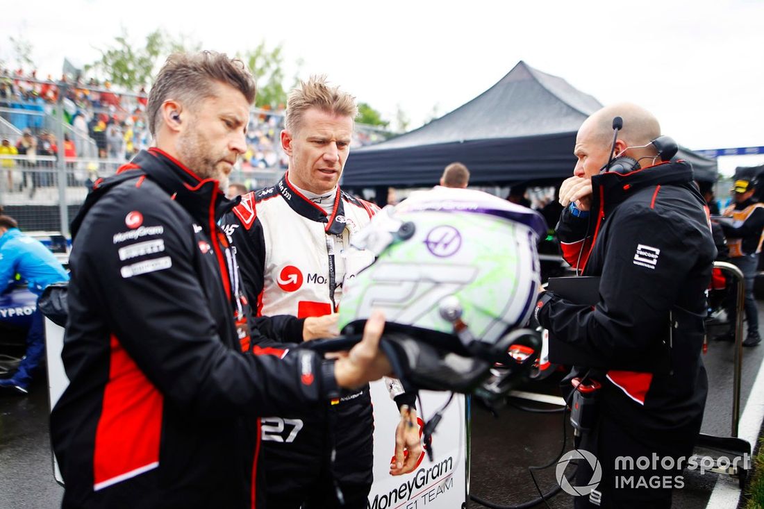 Nico Hulkenberg, Haas F1 Team, na starcie 