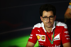 Маттиа Бинотто, технический директор Ferrari на пресс-конференции FIA
