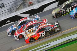 Martin Truex Jr., Furniture Row Racing Toyota, Ryan Blaney, Wood Brothers Racing Ford, Jimmie Johnso