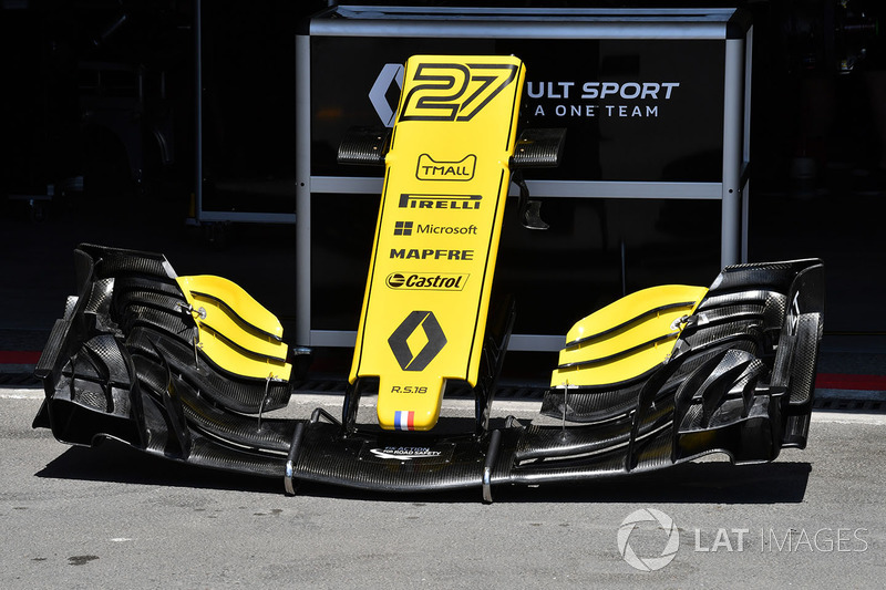 Renault Sport F1 Team R.S. 18 burun ve ön kanat