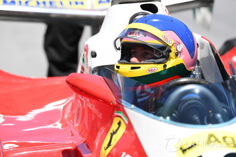 Жак Вильнёв за рулем Ferrari 312T 1978 года Жиля Вильнёва
