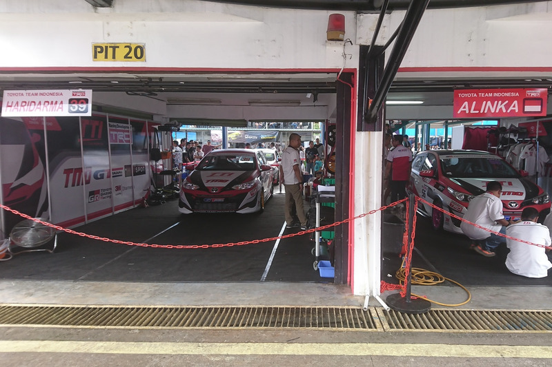 Paddock Toyota Team Indonesia