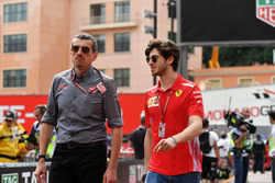 Guenther Steiner, Haas F1 Takım Patronu ve Antonio Giovinazzi, Ferrari Test Pilotu