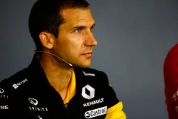 Remi Taffin, Director de Operaciones, Renault Sport F1, en la Conferencia de prensa