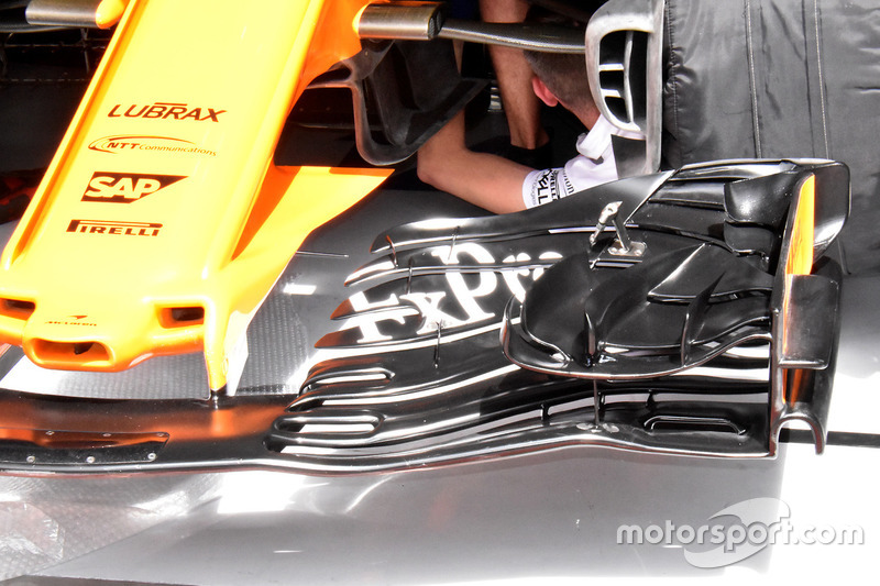 Переднее крыло McLaren MCL33 (новая версия)