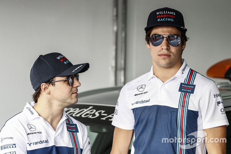 Felipe Massa, Williams, with Lance Stroll, Williams