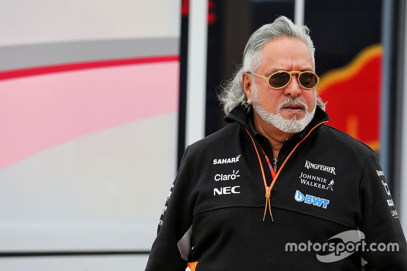 Dr. Vijay Mallya, propriétaire du Sahara Force India Formula One Team