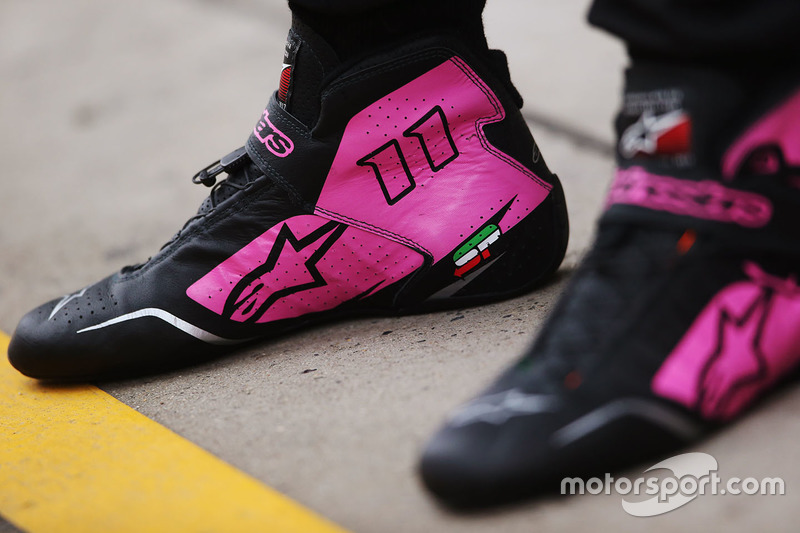 Les bottines de Sergio Pérez, Force India