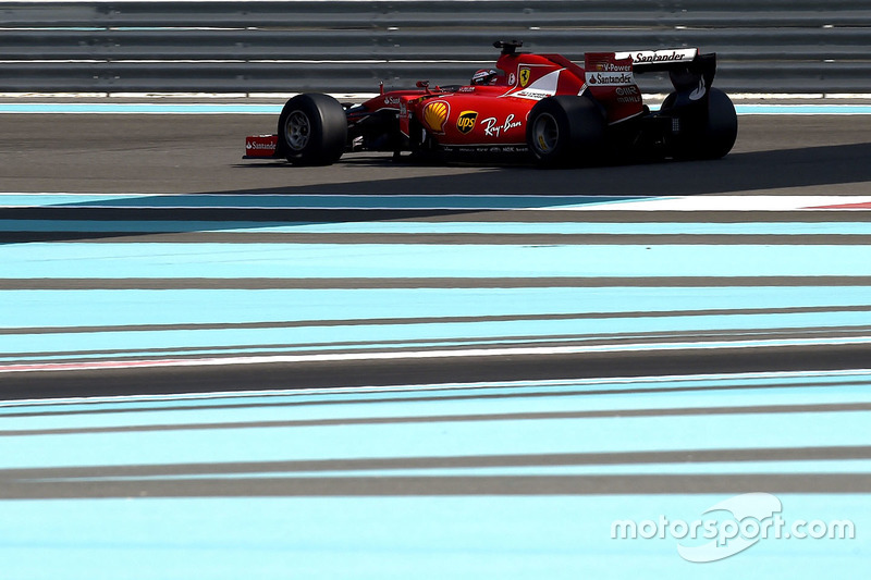 Kimi Raikkonen, Ferrari testing the new 2017 Pirelli tyres