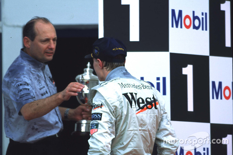 Mika Häkkinen und Ron Dennis