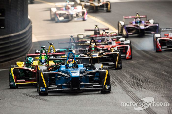 Sébastien Buemi, Renault e.Dams lidera a Lucas Di Grassi, ABT Schaeffler Audi Sport