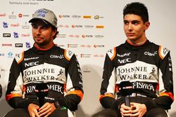 Sergio Pérez, Sahara Force India F1 con Esteban Ocon, Sahara Force India F1 Team