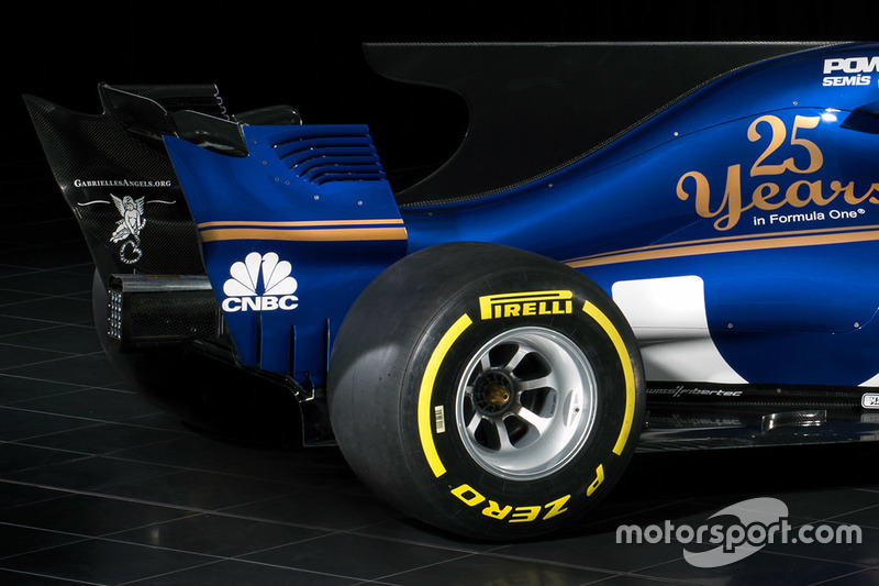 L'aileron arrière de la Sauber C36