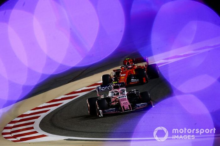 Lance Stroll, Racing Point RP19, Charles Leclerc, Ferrari SF90