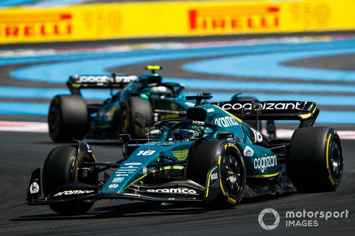 Lance Stroll, Aston Martin AMR22, Sebastian Vettel, Aston Martin AMR22