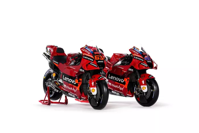 Presentación de la moto Ducati