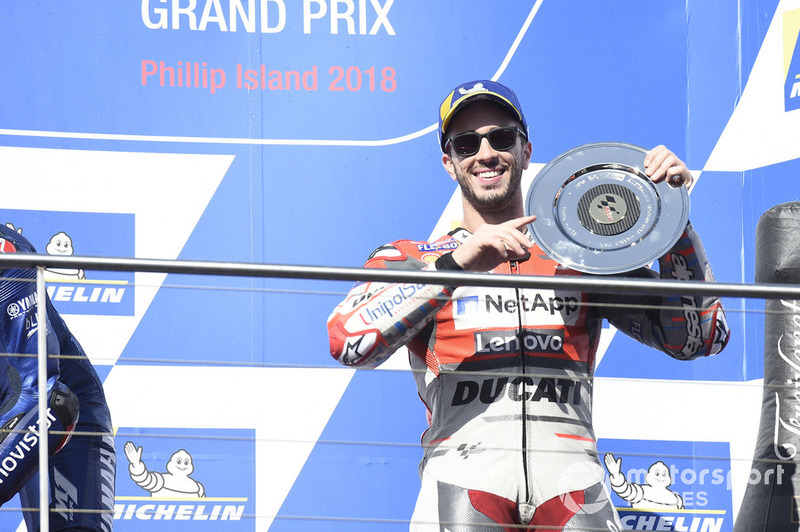 Podium: third place Andrea Dovizioso, Ducati Team