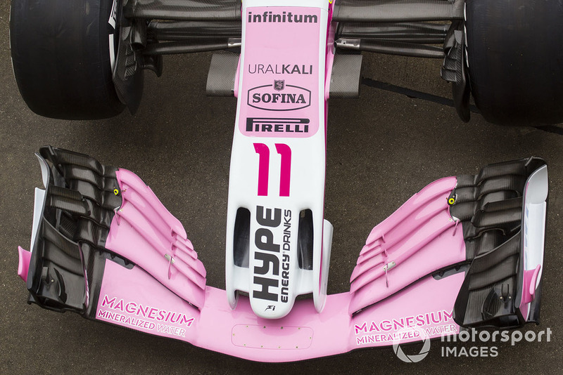 Racing Point Force India VJM11 burun ve ön kanat