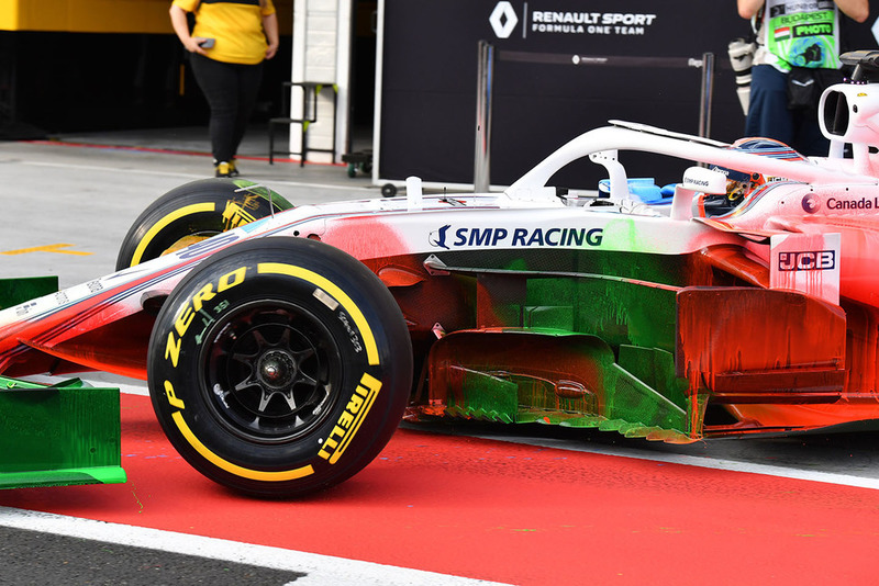 Роберт Кубіца, Williams FW41 із аерофарбою по всій машині