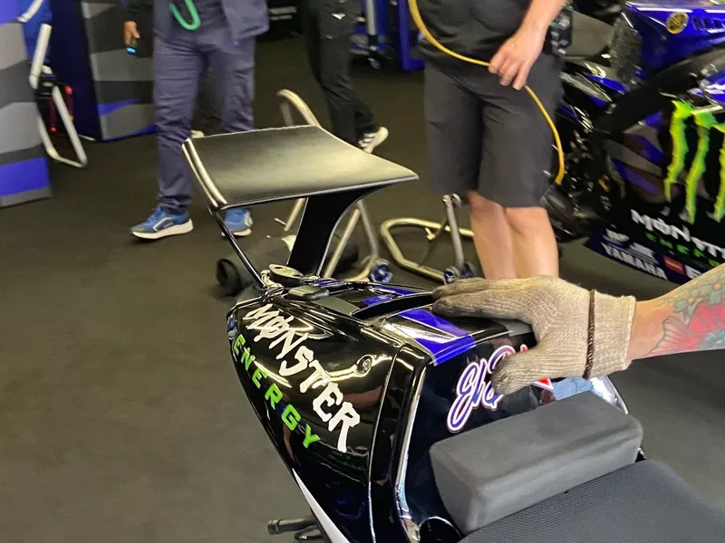 L'aileron arrière testé par Yamaha à Portimão